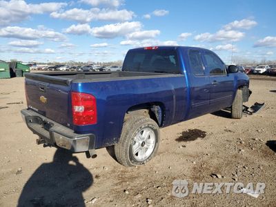Trzecie zdjęcie samochodu z tyłu: 2013 CHEVROLET SILVERADO K1500 LT VIN:1GCRKSE73DZ254547 - miniatura