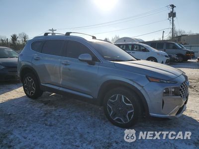 Czwarte zdjęcie samochodu z boku: 2022 HYUNDAI SANTA FE LIMITED VIN:5NMS4DAL6NH466214 - miniatura