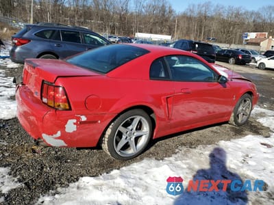 Trzecie zdjęcie samochodu z tyłu: 1999 FORD MUSTANG COBRA SVT VIN:1FAFP47V0XF216572 - miniatura
