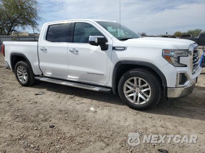 Czwarte zdjęcie samochodu z boku: 2020 GMC SIERRA C1500 SLT VIN:3GTP8DED3LG387363 - miniatura