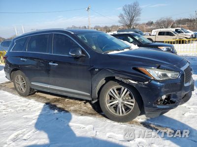 Czwarte zdjęcie samochodu z boku: 2020 INFINITI QX60 LUXE VIN:5N1DL0MMXLC538631 - miniatura