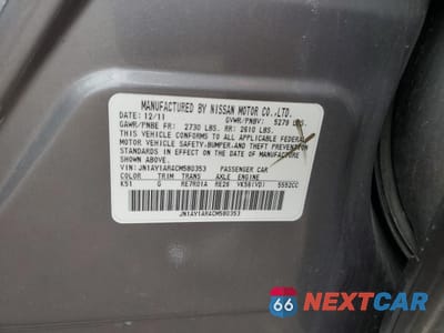Zdjęcie 14 z 14 samochodu: 2012 INFINITI M56 X VIN:JN1AY1AR4CM580353 - miniatura