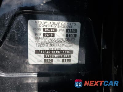 Zdjęcie 12 z 12 samochodu: 2004 JAGUAR X-TYPE 3.0 VIN:SAJEA51C44WE16696 - miniatura