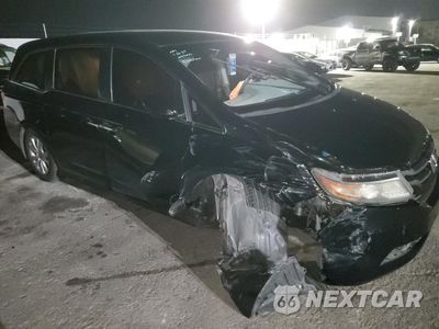 Czwarte zdjęcie samochodu z boku: 2015 HONDA ODYSSEY EX VIN:5FNRL5H41FB015426 - miniatura