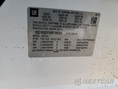 Zdjęcie 14 z 15 samochodu: 2017 CHEVROLET SILVERADO K2500 HIGH COUNTRY VIN:1GC1KXEYXHF196690 - miniatura