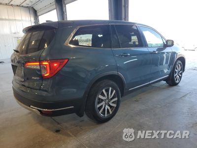 Trzecie zdjęcie samochodu z tyłu: 2019 HONDA PILOT EXL VIN:5FNYF6H59KB068824 - miniatura