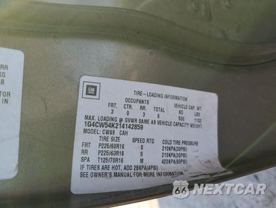 Zdjęcie 12 z 12 samochodu: 2001 BUICK PARK AVENUE VIN:1G4CW54K214142859 - miniatura