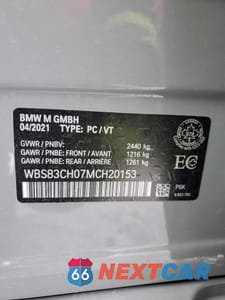 Zdjęcie 13 z 13 samochodu: 2021 BMW M5 VIN:WBS83CH07MCH20153 - miniatura