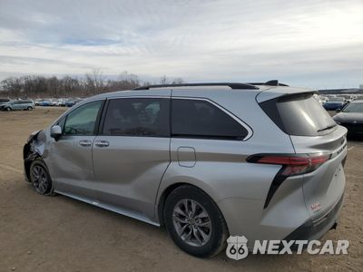 Drugie zdjęcie samochodu z przodu: 2021 TOYOTA SIENNA XLE VIN:5TDJSKFC9MS019242 - miniatura