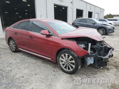 Czwarte zdjęcie samochodu z boku: 2015 HYUNDAI SONATA SPORT VIN:5NPE34AF2FH092117 - miniatura