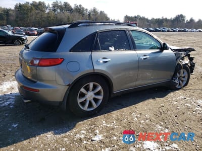 Trzecie zdjęcie samochodu z tyłu: 2005 INFINITI FX35 VIN:JNRAS08W15X201105 - miniatura