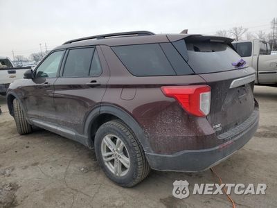 Drugie zdjęcie samochodu z przodu: 2020 FORD EXPLORER XLT VIN:1FMSK8DH4LGB65137 - miniatura