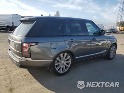 Trzecie zdjęcie samochodu z tyłu: 2016 LAND ROVER RANGE ROVER SUPERCHARGED VIN:SALGS2EF1GA245047 - miniatura