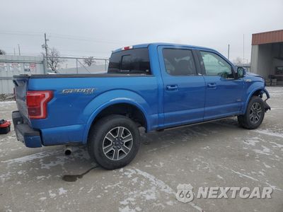 Trzecie zdjęcie samochodu z tyłu: 2015 FORD F150 SUPERCREW VIN:1FTEW1EG7FFA87708 - miniatura