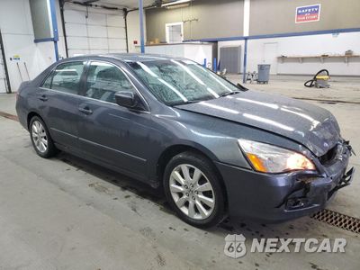 Czwarte zdjęcie samochodu z boku: 2007 HONDA ACCORD EX VIN:1HGCM66527A014592 - miniatura