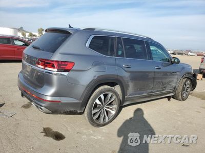 Trzecie zdjęcie samochodu z tyłu: 2021 VOLKSWAGEN ATLAS SEL PREMIUM R-LINE VIN:1V2FR2CA5MC536929 - miniatura