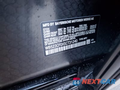 Zdjęcie 14 z 14 samochodu: 2025 BMW IX XDRIVE50 VIN:WB523CF0XSCT31240 - miniatura