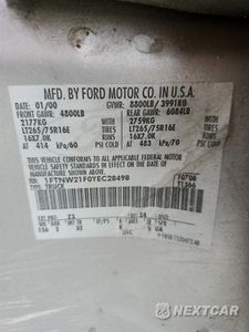 Zdjęcie 12 z 12 samochodu: 2000 FORD F250 SUPER DUTY VIN:1FTNW21F0YEC28498 - miniatura