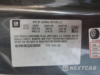 Zdjęcie 14 z 14 samochodu: 2018 CHEVROLET CAMARO SS VIN:1G1FH1R72J0105044 - miniatura