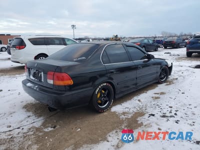 Trzecie zdjęcie samochodu z tyłu: 1996 HONDA CIVIC LX VIN:1HGEJ6605TL026711 - miniatura