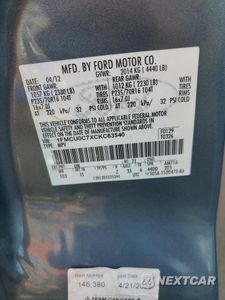 Zdjęcie 15 z 15 samochodu: 2012 FORD ESCAPE XLS VIN:1FMCU0C7XCKC83540 - miniatura