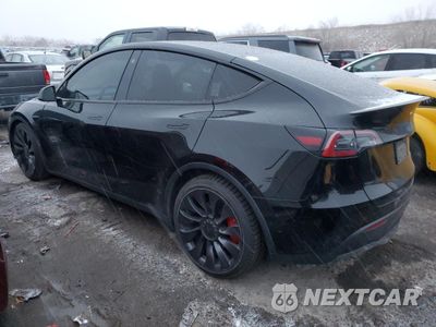 Drugie zdjęcie samochodu z przodu: 2021 TESLA MODEL Y VIN:5YJYGDEF9MF261153 - miniatura