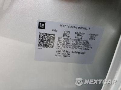 Zdjęcie 14 z 14 samochodu: 2021 CHEVROLET MALIBU RS VIN:1G1ZG5ST7MF016862 - miniatura