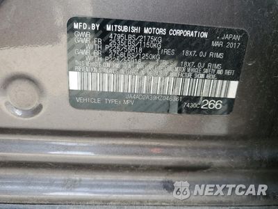 Zdjęcie 14 z 14 samochodu: 2017 MITSUBISHI OUTLANDER ES VIN:JA4AD2A39HZ046361 - miniatura