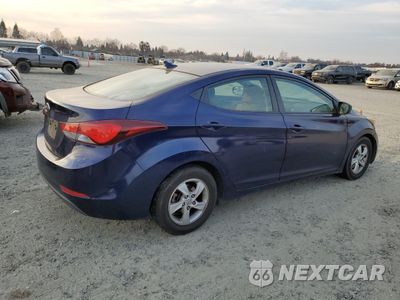Trzecie zdjęcie samochodu z tyłu: 2014 HYUNDAI ELANTRA SE VIN:5NPDH4AE5EH465122 - miniatura