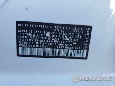 Zdjęcie 15 z 15 samochodu: 2020 VOLKSWAGEN JETTA SEL PREMIUM VIN:3VWGB7BU6LM071512 - miniatura