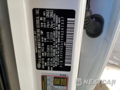 Zdjęcie 15 z 16 samochodu: 2017 KIA SORENTO SX VIN:5XYPKDA51HG241937 - miniatura