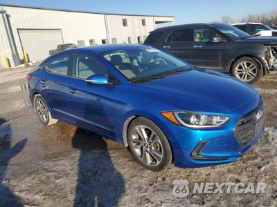 Czwarte zdjęcie samochodu z boku: 2017 HYUNDAI ELANTRA SE VIN:5NPD84LF7HH035909 - miniatura