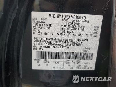 Zdjęcie 12 z 12 samochodu: 2011 FORD ESCAPE XLT VIN:1FMCU0D76BKB37021 - miniatura
