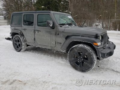 Czwarte zdjęcie samochodu z boku: 2021 JEEP WRANGLER UNLIMITED SPORT VIN:1C4HJXDNXMW640153 - miniatura