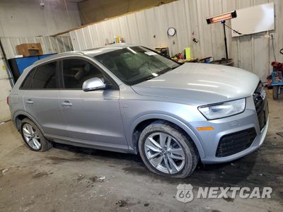Czwarte zdjęcie samochodu z boku: 2018 AUDI Q3 PREMIUM VIN:WA1ECCFS1JR019610 - miniatura