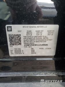 Zdjęcie 13 z 14 samochodu: 2018 CHEVROLET TRAVERSE HIGH COUNTRY VIN:1GNEVKKW1JJ149685 - miniatura