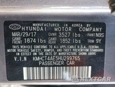 Zdjęcie 12 z 12 samochodu: 2017 HYUNDAI ACCENT SE VIN:KMHCT4AE5HU299765 - miniatura