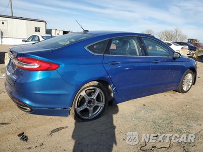 Trzecie zdjęcie samochodu z tyłu: 2017 FORD FUSION SE VIN:3FA6P0H9XHR395993 - miniatura