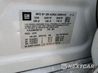 Zdjęcie 14 z 14 samochodu: 2015 BUICK ENCORE VIN:KL4CJCSB4FB257101 - miniatura