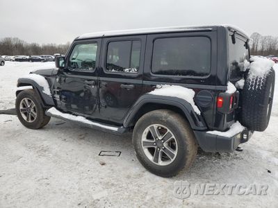 Drugie zdjęcie samochodu z przodu: 2018 JEEP WRANGLER UNLIMITED SAHARA VIN:1C4HJXEGXJW260824 - miniatura
