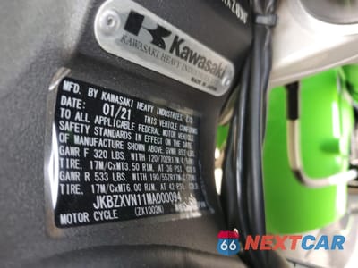 Zdjęcie 9 z 10 samochodu: 2021 KAWASAKI ZX1002 N VIN:JKBZXVN11MA000094 - miniatura