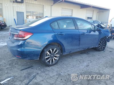 Trzecie zdjęcie samochodu z tyłu: 2014 HONDA CIVIC EXL VIN:19XFB2F95EE057377 - miniatura