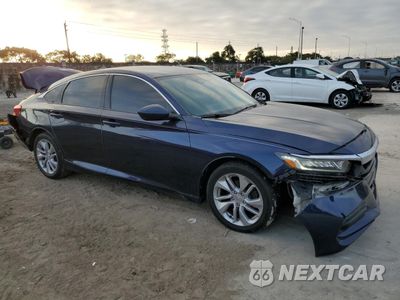 Czwarte zdjęcie samochodu z boku: 2018 HONDA ACCORD LX VIN:1HGCV1F17JA041923 - miniatura