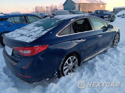 Trzecie zdjęcie samochodu z tyłu: 2017 HYUNDAI SONATA SPORT VIN:5NPE34AB3HH527811 - miniatura