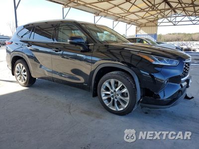 Czwarte zdjęcie samochodu z boku: 2020 TOYOTA HIGHLANDER HYBRID LIMITED VIN:5TDXBRCHXLS000507 - miniatura