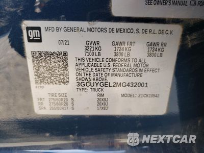 Zdjęcie 14 z 16 samochodu: 2021 CHEVROLET SILVERADO K1500 LTZ VIN:3GCUYGEL2MG432001 - miniatura