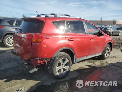 Trzecie zdjęcie samochodu z tyłu: 2015 TOYOTA RAV4 XLE VIN:JTMRFREV3FD136378 - miniatura