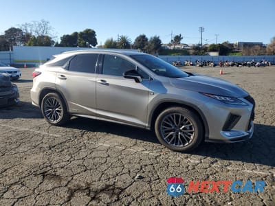 Czwarte zdjęcie samochodu z boku: 2020 LEXUS RX 450H F SPORT VIN:2T2YGMDA6LC044275 - miniatura