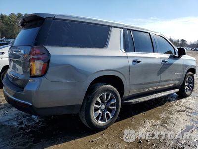Trzecie zdjęcie samochodu z tyłu: 2022 CHEVROLET SUBURBAN K1500 LT VIN:1GNSKCKDXNR264437 - miniatura