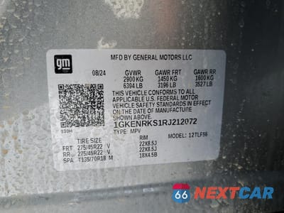 Zdjęcie 16 z 17 samochodu: 2024 GMC ACADIA DENALI VIN:1GKENRKS1RJ212072 - miniatura